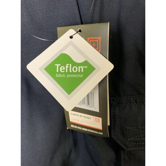 5.11 Tactical Taclite Pro Cargo Pants Size 38x30 Blue Ripstop Military Teflon - Picture 4 of 11